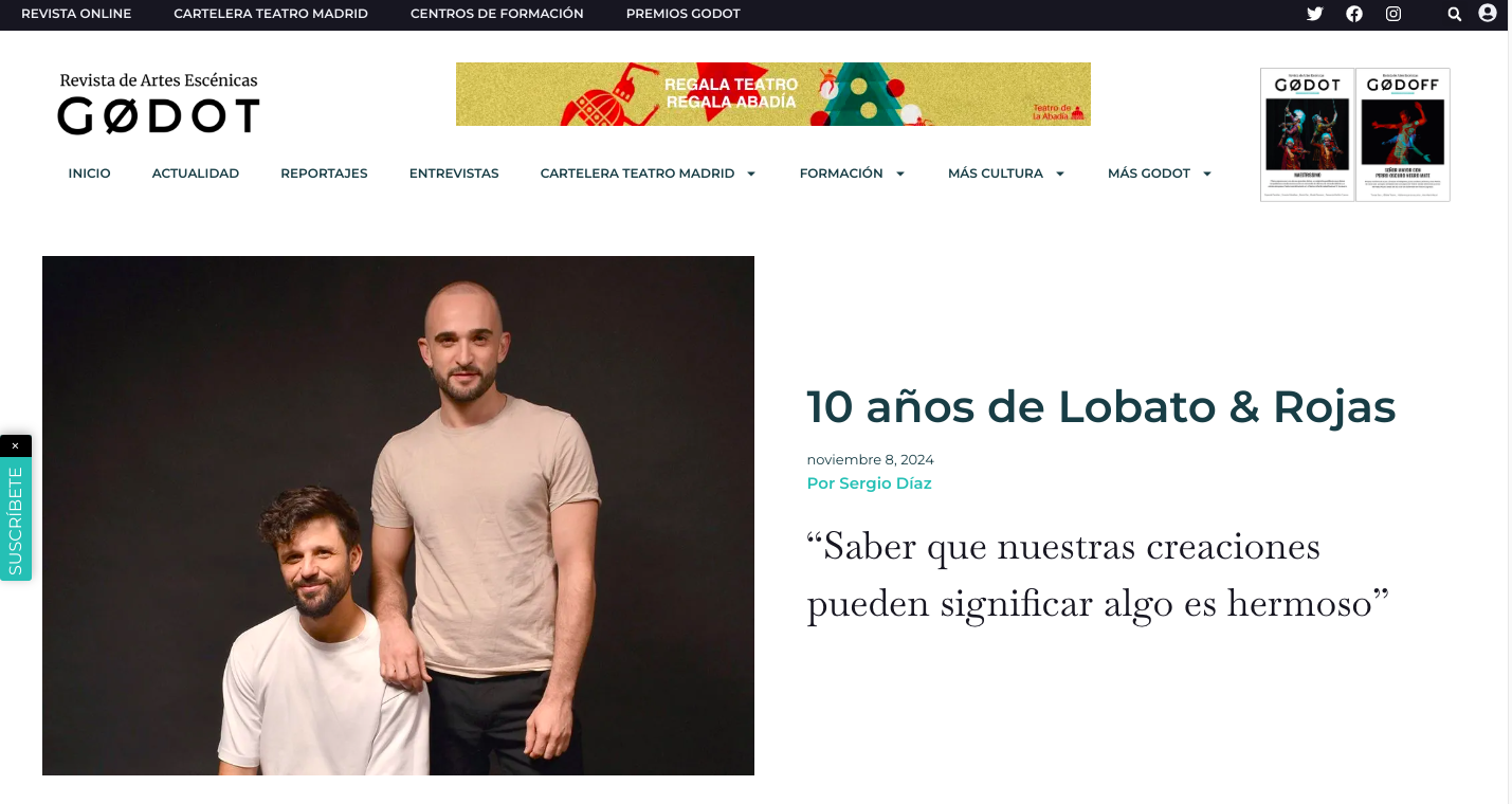 Entrevista X aniversario