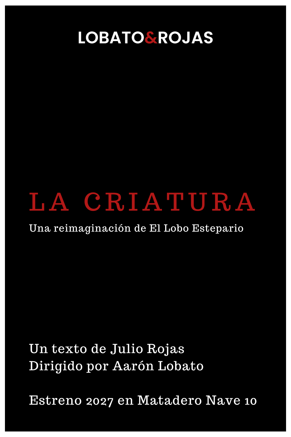 La criatura_Teaser poster marco